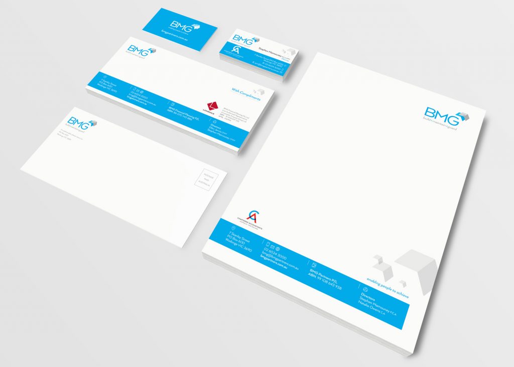 BMG Partners - Build Maintain Guard - Stationery