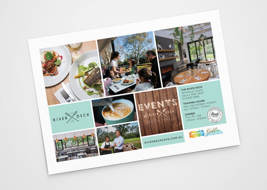The River Deck Albury Ad