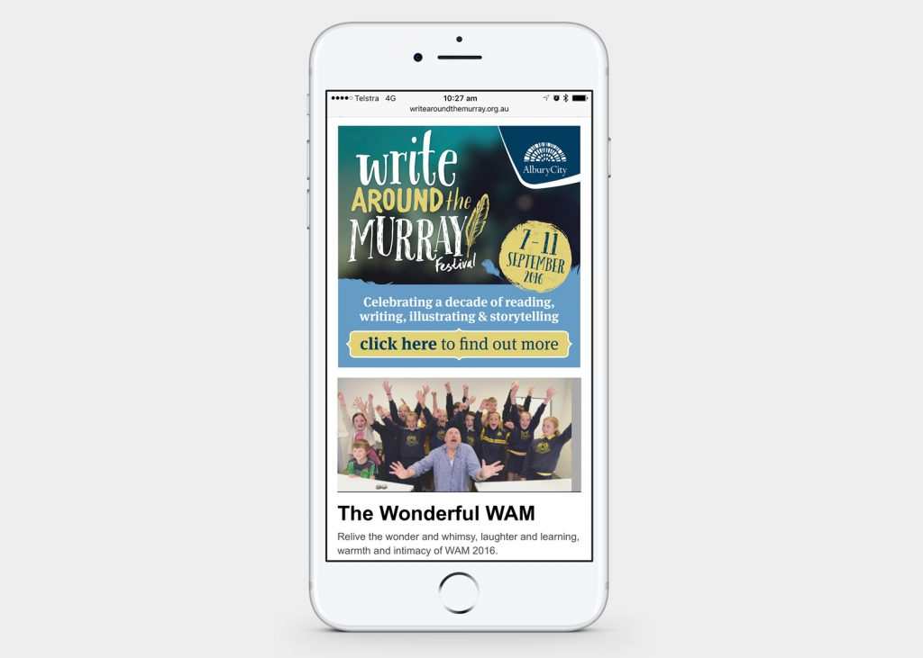 Write Around the Murray Social Media