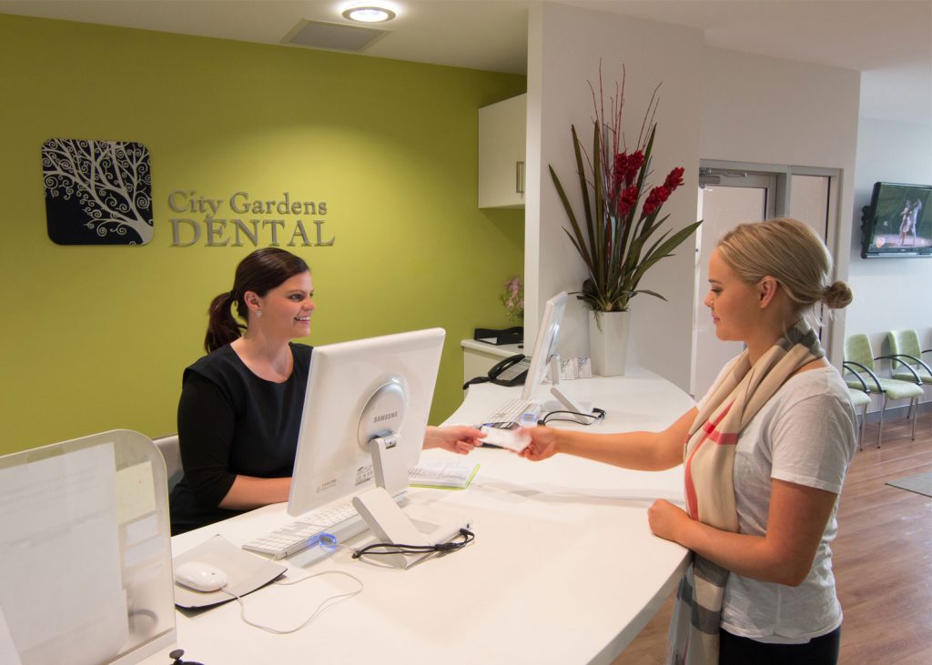 City Gardens Dental Albury Reception