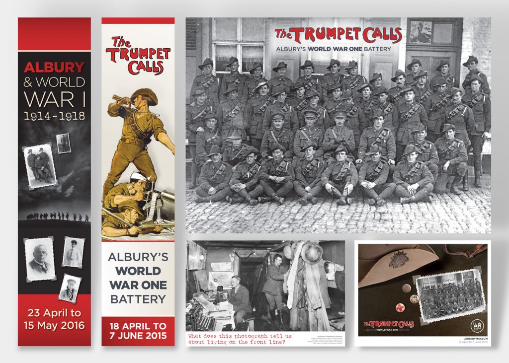 The Trumpet Calls - Albury at War Exhibition