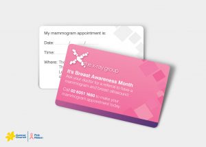 the x-ray group Breast Awareness Month Albury Mammogram