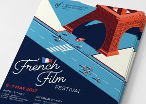 Alliance Française French Film Festival 2017 Poster Design