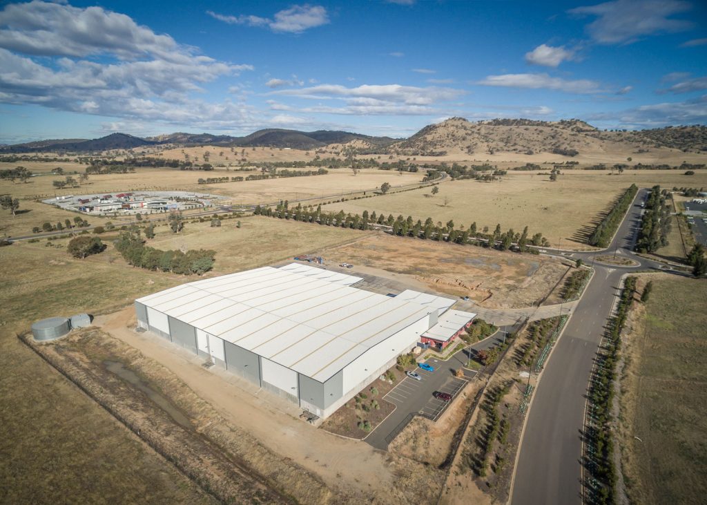 Border Express Wodonga Logic Centre Aerial Photo