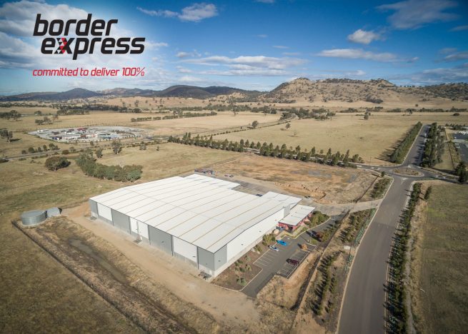Border Express Wodonga Logic Centre Aerial Photo
