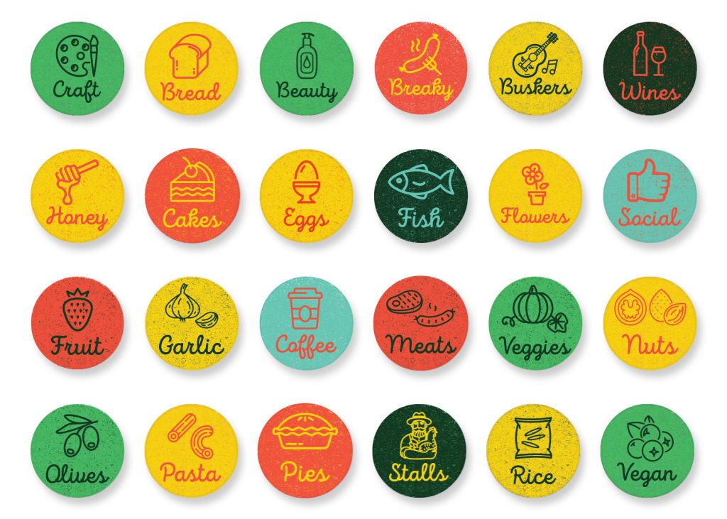 Albury Wodonga Farmers' Market Website Icons