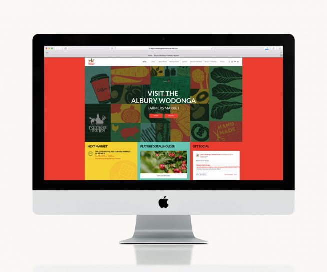 Albury Wodonga Farmers' Market Website Revamp