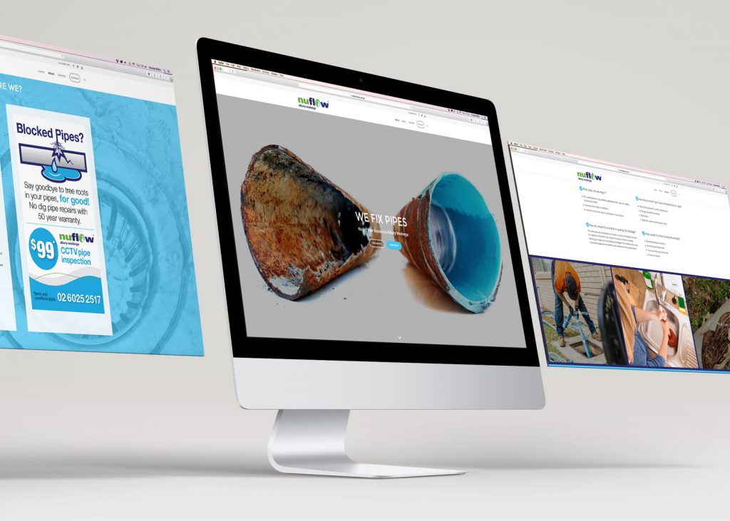Nuflow Pipes Albury Wodonga Website Development