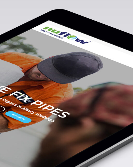 Nuflow Pipes Albury Wodonga Website Development