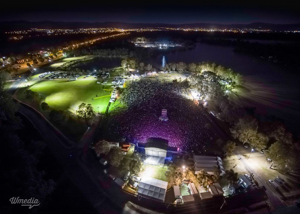 Midnight Oil Gateway Lakes Wodonga Drone Video Photography Albury Wodonga