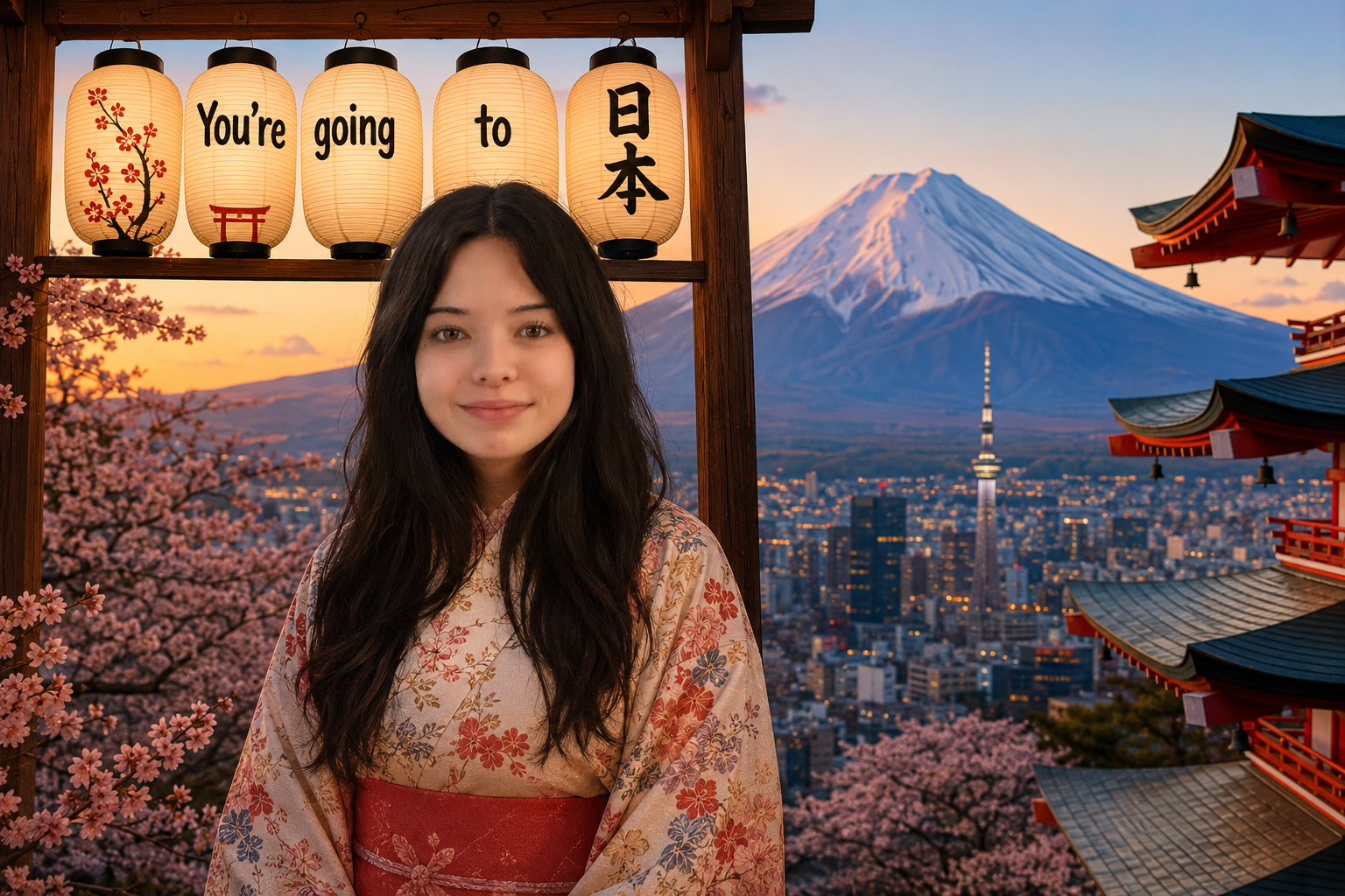 Happy Birthday Nina - You're Going to Japan